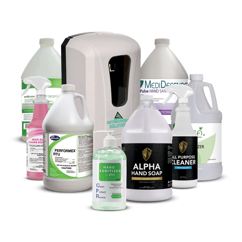 Sanitizing Products Image